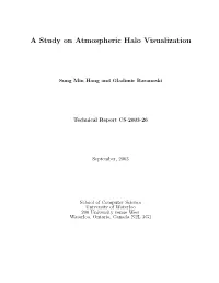 A Study on Atmospheric Halo Visualization