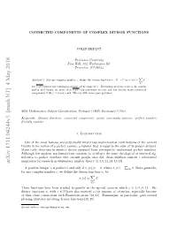 Connected Components of Complex Divisor Functions