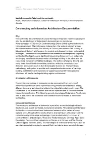 Constructing an Indonesian Architecture Documentation (PDF