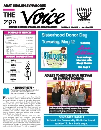 Lisa Lillien Sisterhood Donor Day Tuesday, May 12
