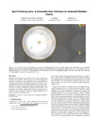 Spot-Tracking Lens: a Zoomable User Interface for Animated Bubble Charts