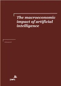 The Macroeconomic Impact of Artificial Intelligence the Macroeconomic Impact of AI