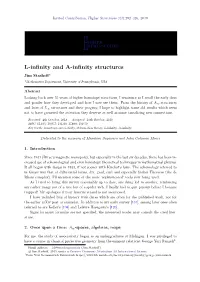 L-Infinity and A-Infinity Structures