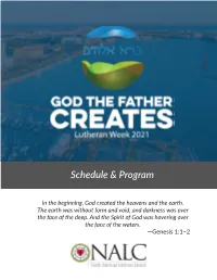 Schedule & Program