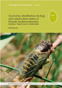 Taxonomy, Distribution, Biology and Conservation Status Of