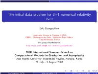 The Initial Data Problem for 3+1 Numerical Relativity Part 2