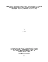University of Florida Thesis Or Dissertation Formatting Template