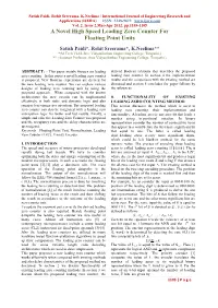 A Novel High Speed Leading Zero Counter for Floating Point Units