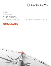 DENMARK Table of Contents