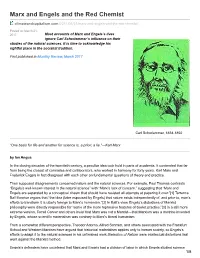 Marx and Engels and the Red Chemist