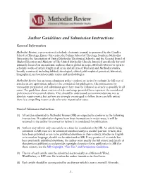 MR Author Guidelines and Submission Instructions