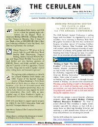 Birding Magazine Editor Ted Floyd of Aba Is Oos Keynote