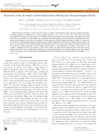 Expression of the &lt;Alpha&gt;6 Integrin Confers Papillomavirus Binding