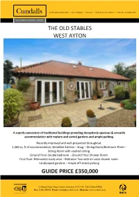The Old Stables West Ayton Guide Price £350,000