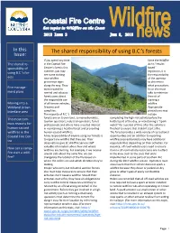The Shared Responsibility of Using B.C.'S Forests