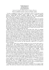 Evolution of Voiceless Vowels in Two Finnic Varieties of Ingria