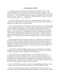 A Brief History of LIGO Web Page