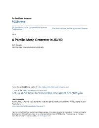 A Parallel Mesh Generator in 3D/4D