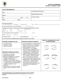 Eyelash Extension Consent Form-Wc