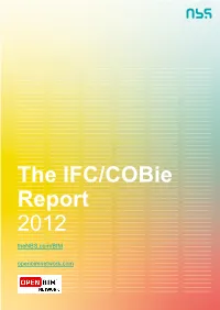 The IFC/Cobie Report 2012
