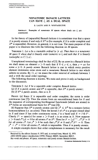 Nonatomic Banach Lattices Can Have /, As a Dual Space E