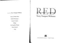 Terry Tempest Williams