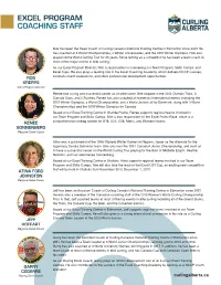 Excel Program Coaching Staff