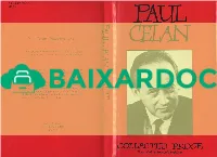 Paul Celan Collected Prose