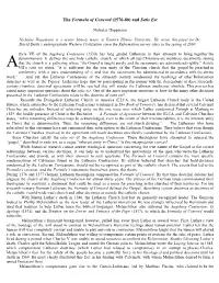 The Formula of Concord (1576-80) and Satis Est