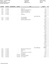 Check Register 003-905 Page: 1 of Cnty Dist: DIBOLL