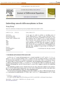 Embedding Smooth Diffeomorphisms in Flows