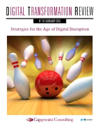 Strategies for the Age of Digital Disruption