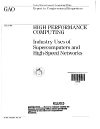 IMTEC-91-58 High-Performance Computing: Industry Uses Of