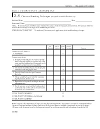 Skill Competency Assessment