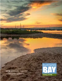 2018 Annual Report Accomplishments Save Buzzards Bay
