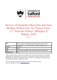 Against the Hegemony of Pol Comms Research Developed in Anglo Saxon