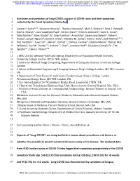Analysis of COVID Cases and Their Symptoms Collected By
