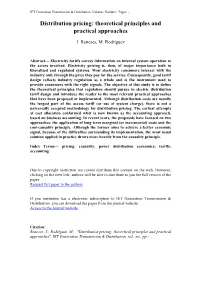 Distribution Pricing: Theoretical Principles and Practical Approaches
