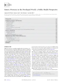 Enteric Protozoa in the Developed World: a Public Health Perspective
