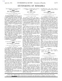 Extensions of Remarks E679 EXTENSIONS of REMARKS