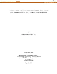 Framing Neoliberalism: the Counter-Hegemonic Framing of The