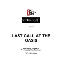 Last Call at the Oasis