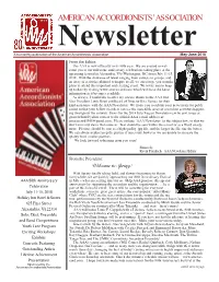 May-June 2018 from the Editor: the AAA Is Now Officially in Its 80Th Year