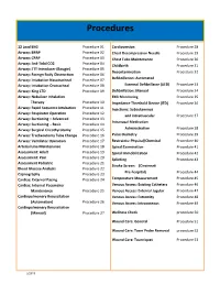 Trinity Ems System Skills Procedures