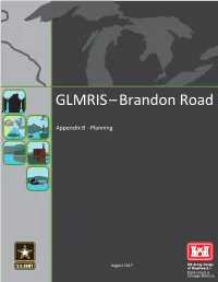 Brandon Road: Appendix B