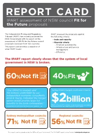 IPART Report Card