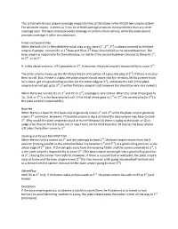 This Article Will Discuss Umpire Coverage Responsibilities at Third Base in the NYSSO Two Umpire System