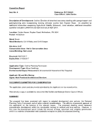 Committee Report Description of Development: Outline- Erection of Detached Two-Storey Dwelling with Garage/Carport and Parking/T