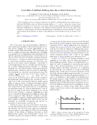 Level Shifts of Rubidium Rydberg States Due to Binary Interactions