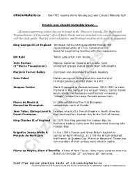 Names Appearing on This List Can Be Found in The